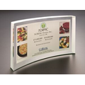 Curved Rectangle Lucite Stock Shape Embedment / Award